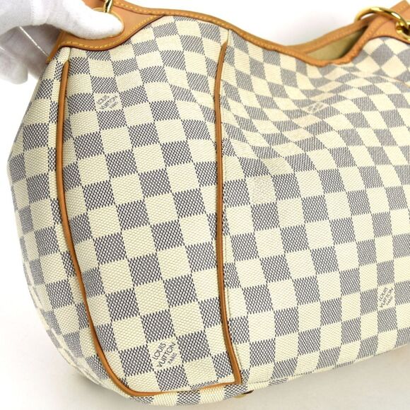 Louis Vuitton Galliera PM Tote Shoulder Bag Damier Azur White - Picture 2 of 13